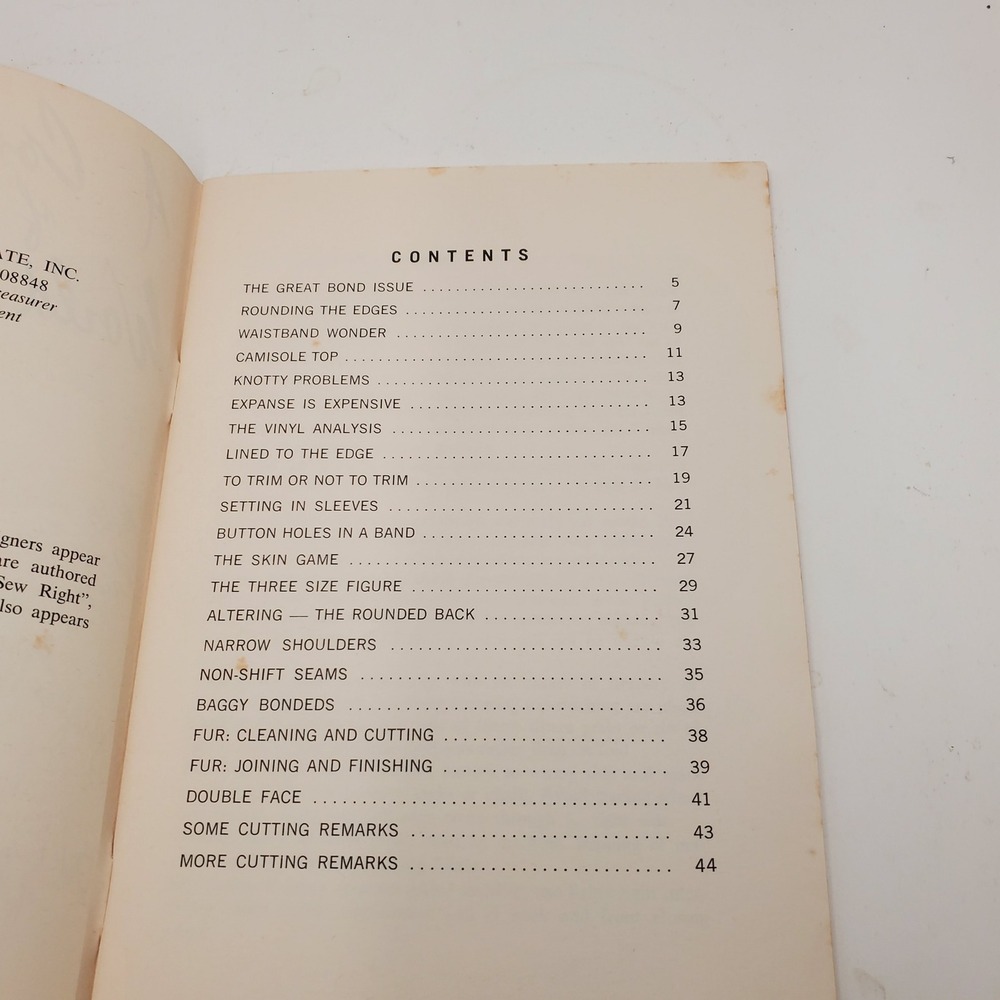Vintage 1967 Spadea Sewing Book World Famous Designers Tips Lot of 5 Booklets - Picture 7 of 7